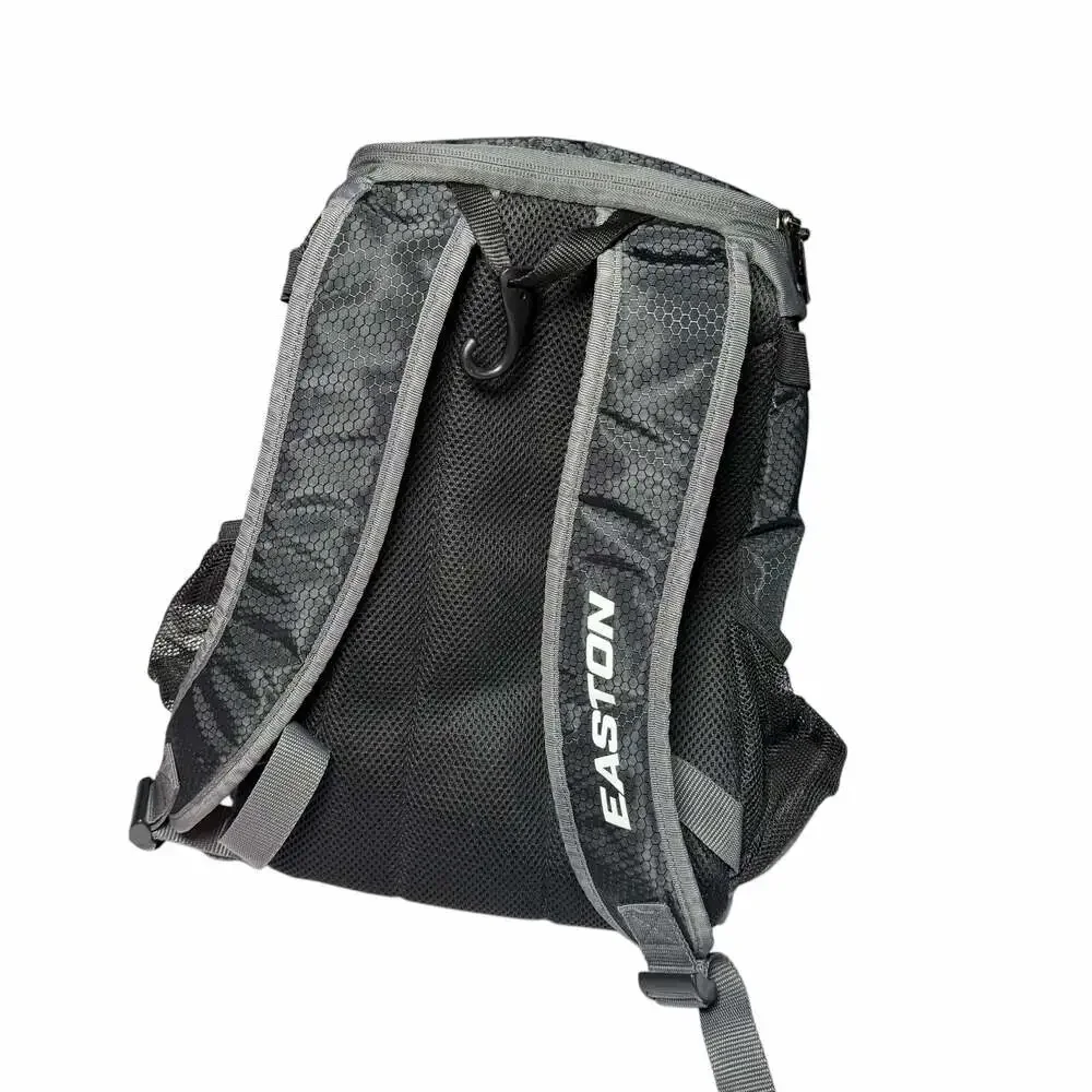 Easton Game Ready Youth Baseball Backpack Black and Grey